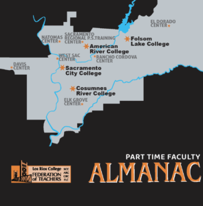 Map of Los Rios Coverage area and cities