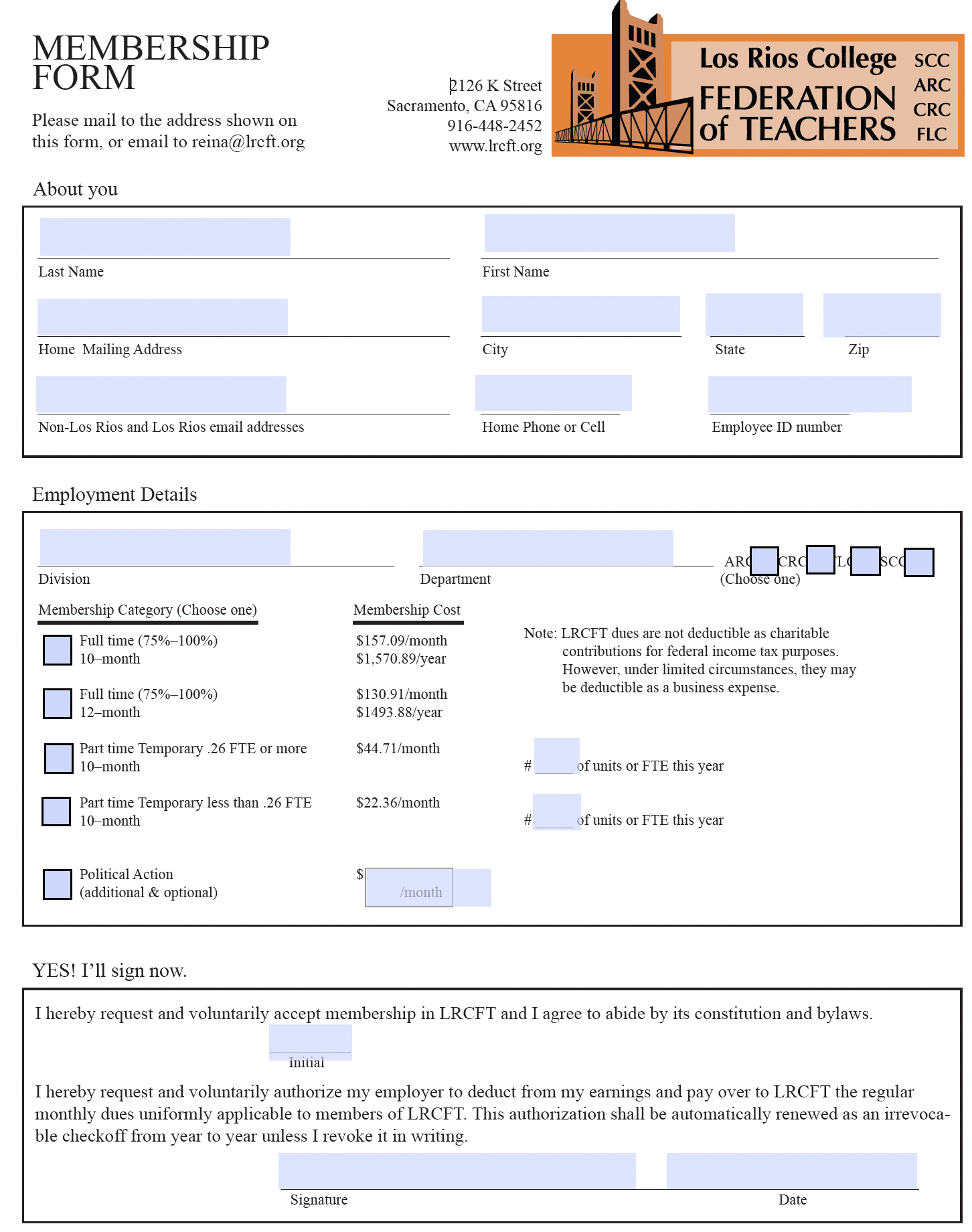 Preview of visually accessible form